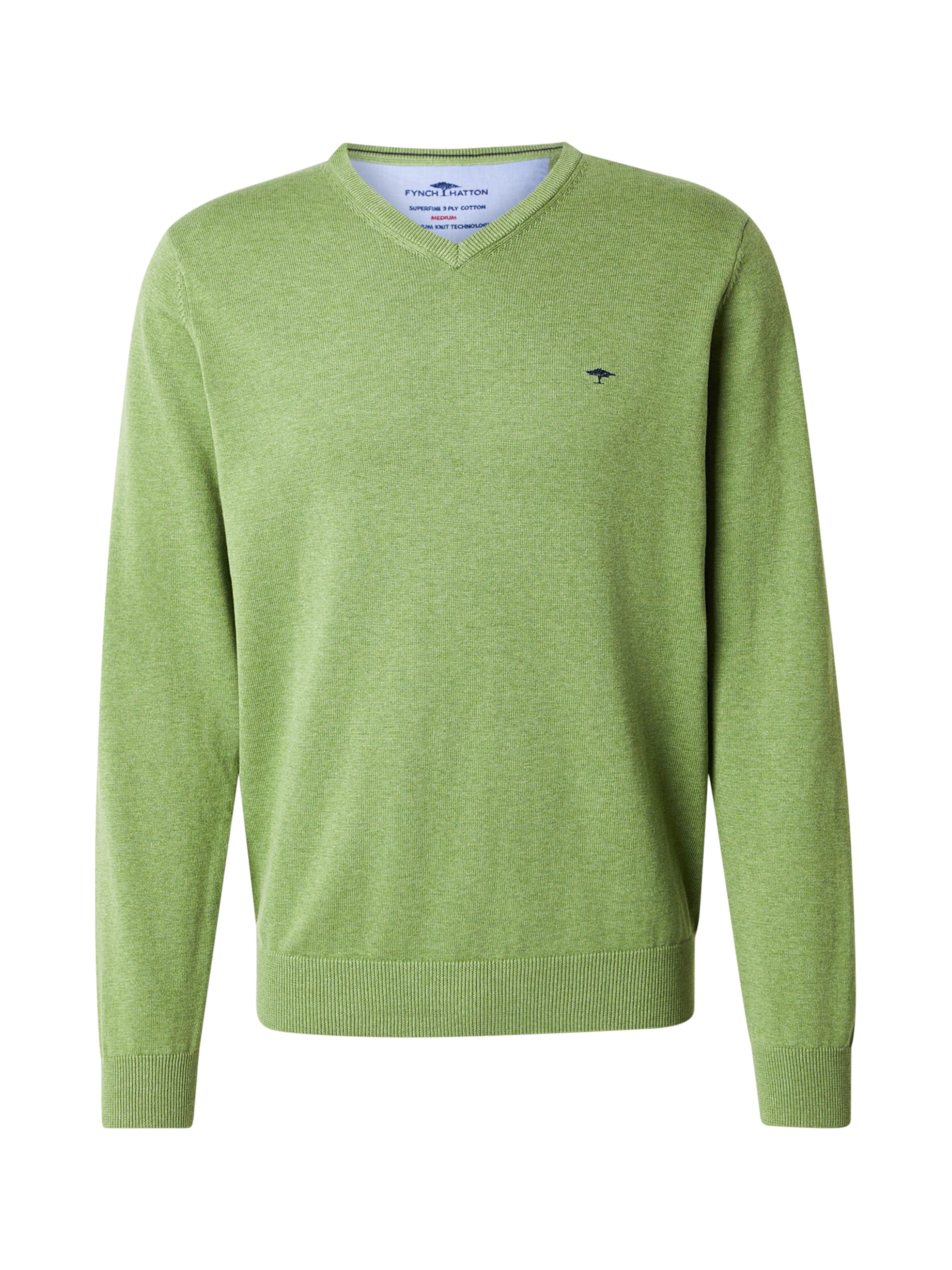 FYNCH-HATTON Svetr – zelená: přední strana