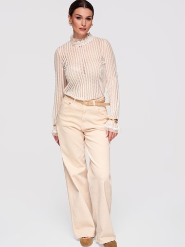 Ombre Bluse‌‌‌‌‌‌‌ in Beige