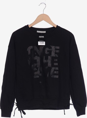 Betty & Co Sweatshirt & Zip-Up Hoodie in S in Black: front