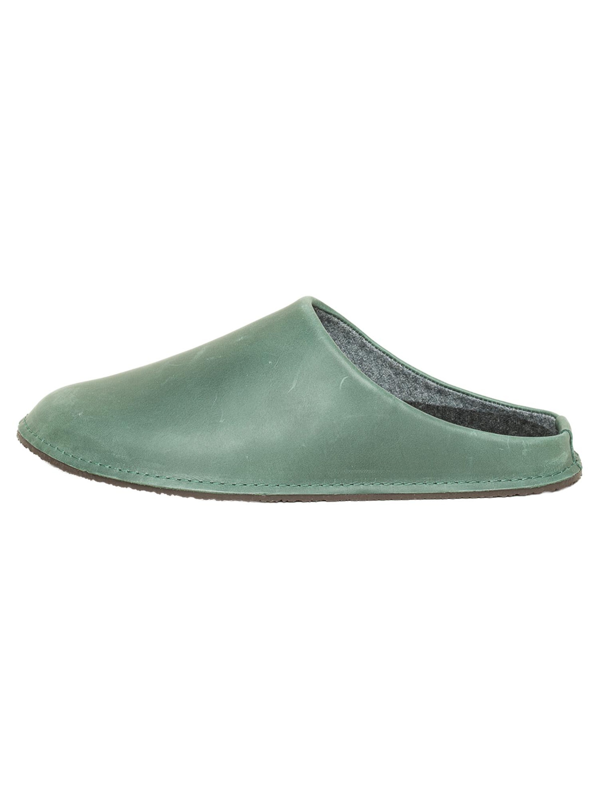 Gottstein Huisschoenen 'Leather Loafer' in Groen