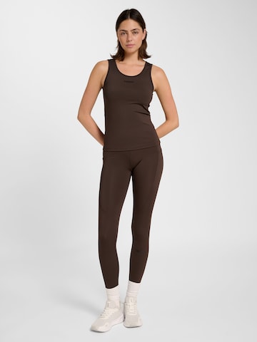 Haut de sport Hummel en marron