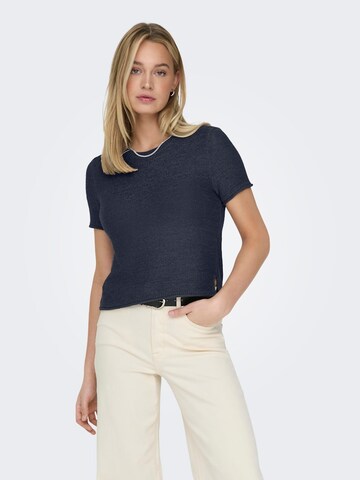 Pull-over 'ONLSUNNY' ONLY en bleu : devant