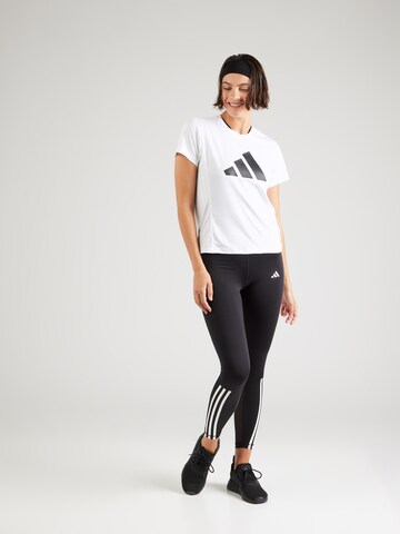 ADIDAS PERFORMANCE Skinny Παντελόνι φόρμας σε μαύρο