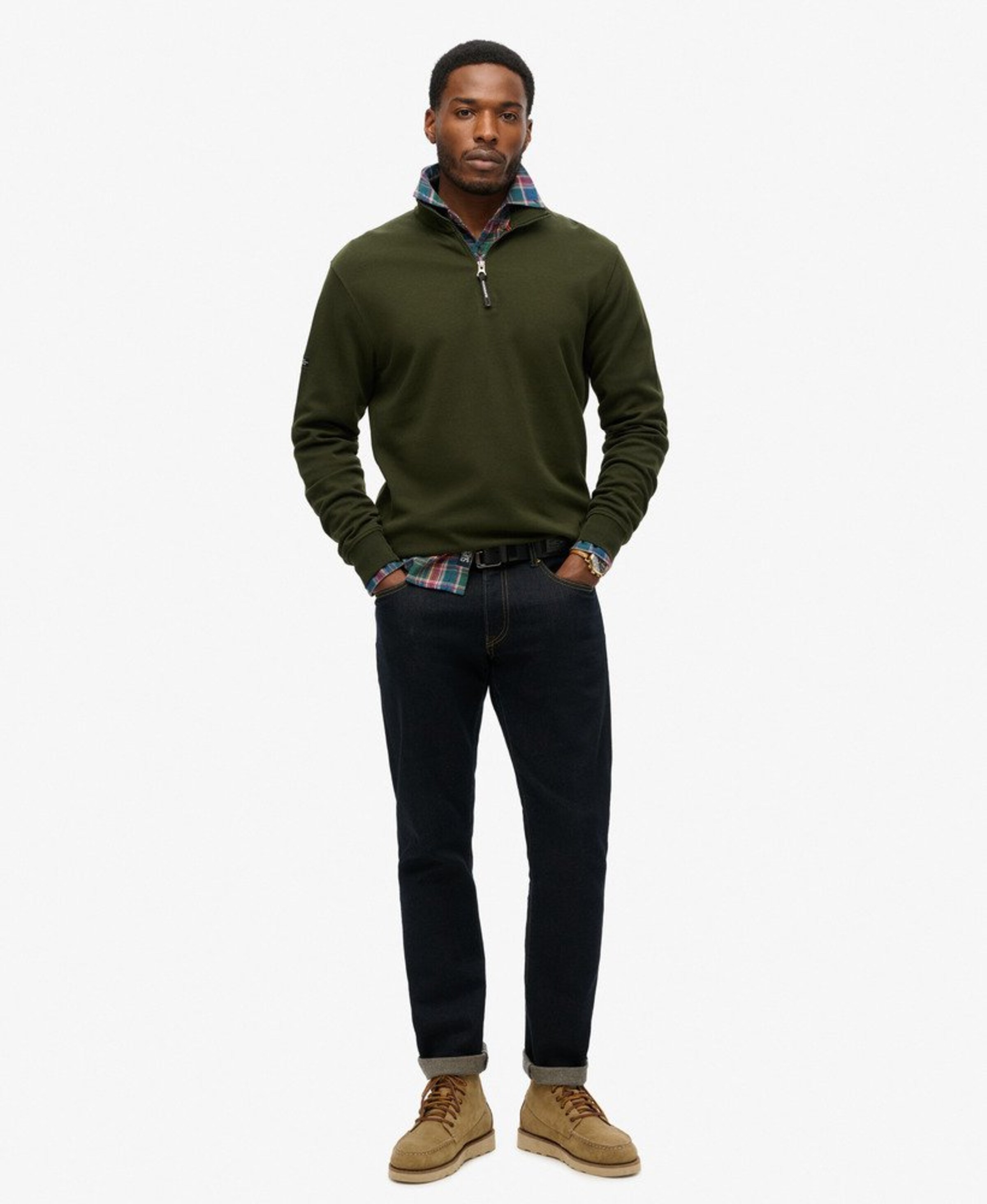 Sweat-shirt Superdry en vert