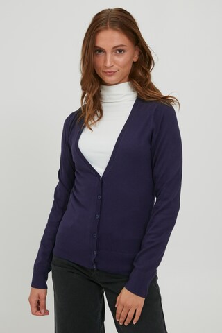 b.young Knit Cardigan 'BYPIMBA 4' in Blue: front