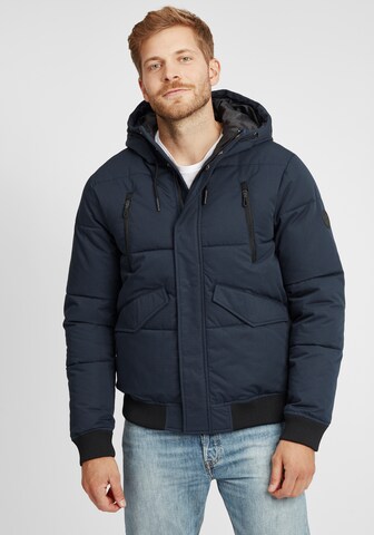 INDICODE JEANS Winterjas 'Ravert' in Blauw: voorkant