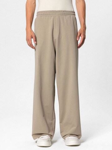 VAMOS CLO Wide Leg Hose 'Anemone' in Beige: Vorderseite
