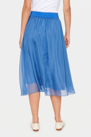SAINT TROPEZ Skirt 'Coral' in Blue