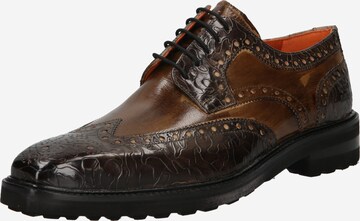 MELVIN & HAMILTON Lace-Up Shoes 'Marvin' in Brown: front