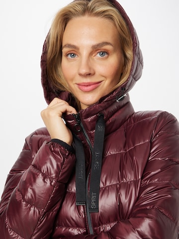 ESPRIT Winter Coat in Red