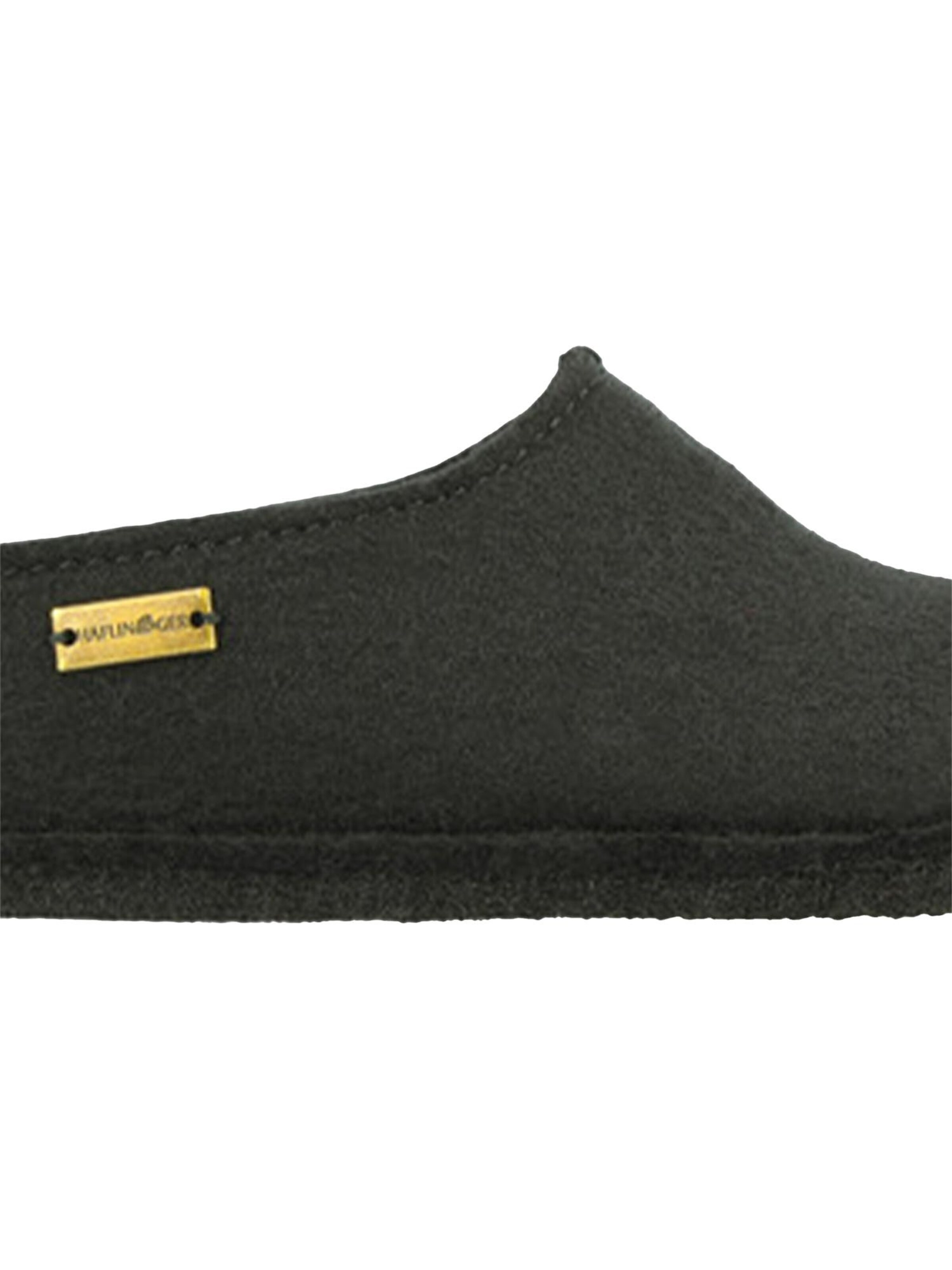 HAFLINGER Slipper 'Flair Smily' in Black
