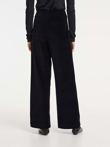 Wide Leg Pantalon OPUS en noir