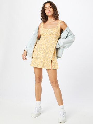 Motel Summer Dress 'Mehra' in Yellow