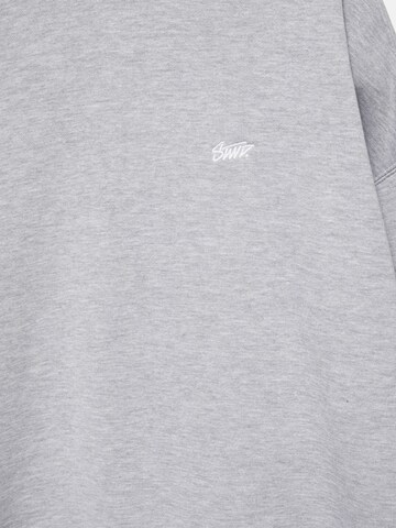 Pull&Bear Sweatshirt 'STWD' in Grijs