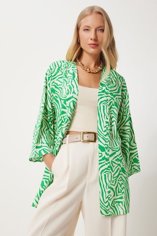 Happiness İstanbul Kimono in Grün