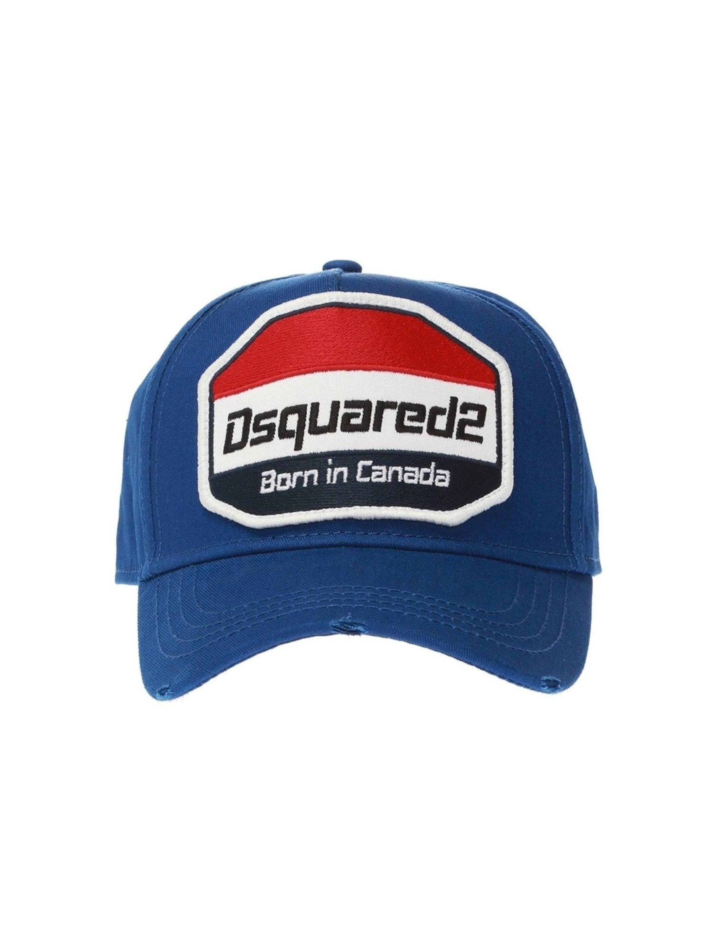 Casquette 'BCM0314-3072' DSQUARED2 en bleu : devant