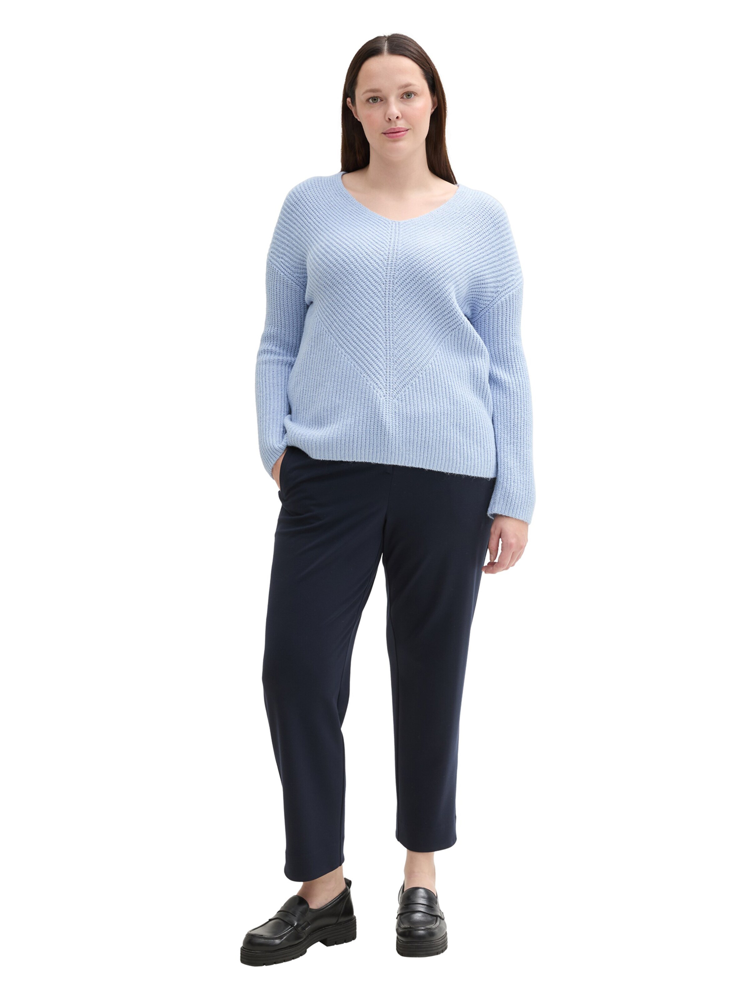 Tom Tailor Women + Pullover in Blau