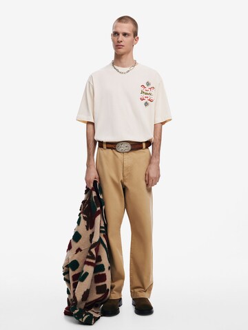 Desigual Футболка в Бежевый