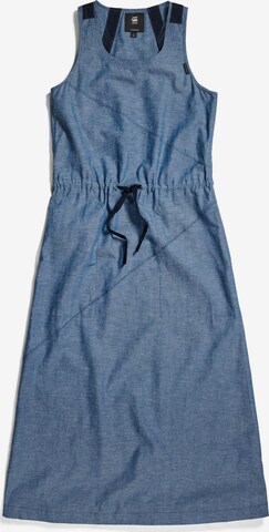 G-Star RAW Jurk in Blauw: voorkant