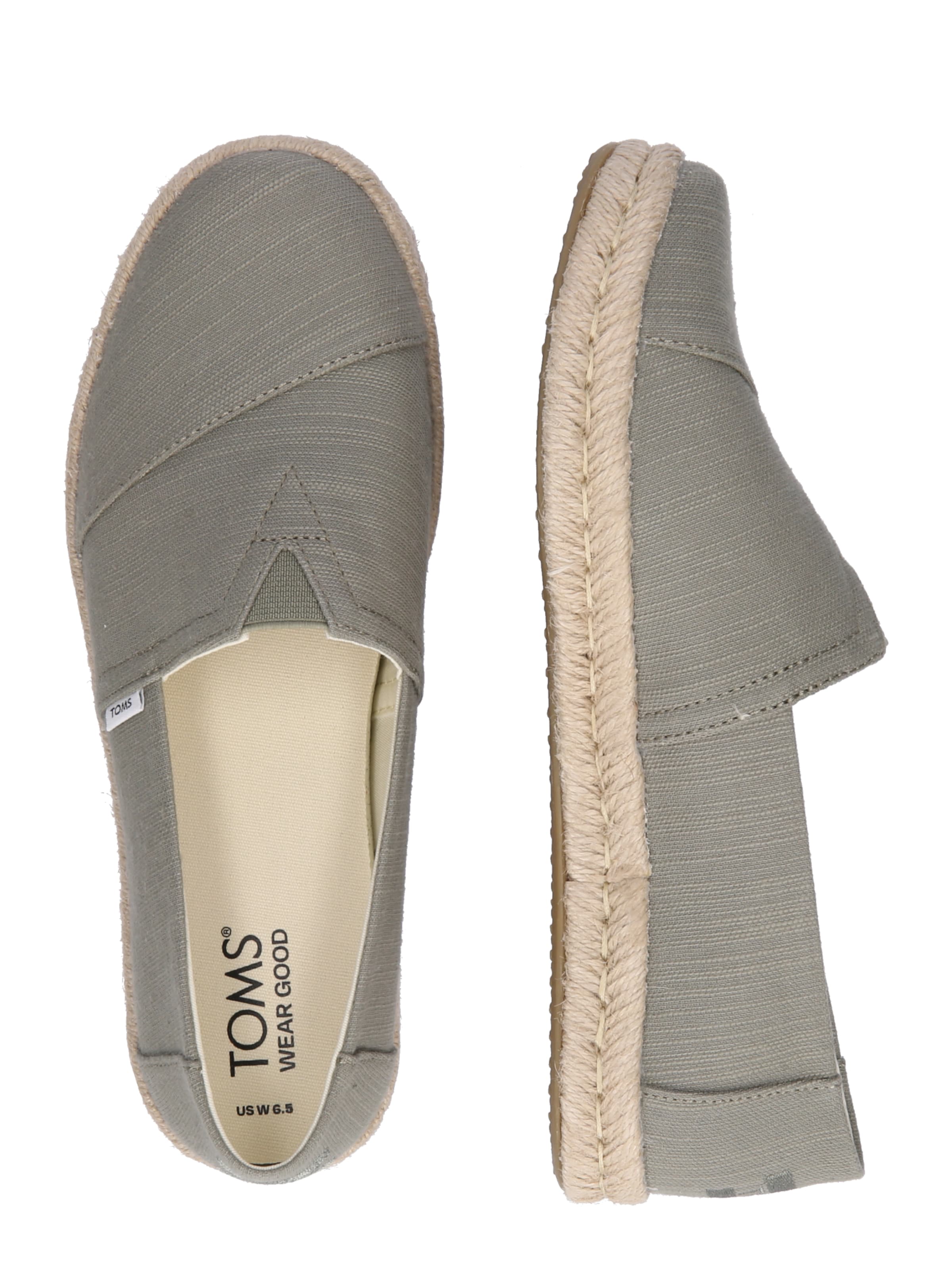 TOMS Espadryle 'Alpargata Rope 2.0' w kolorze szary