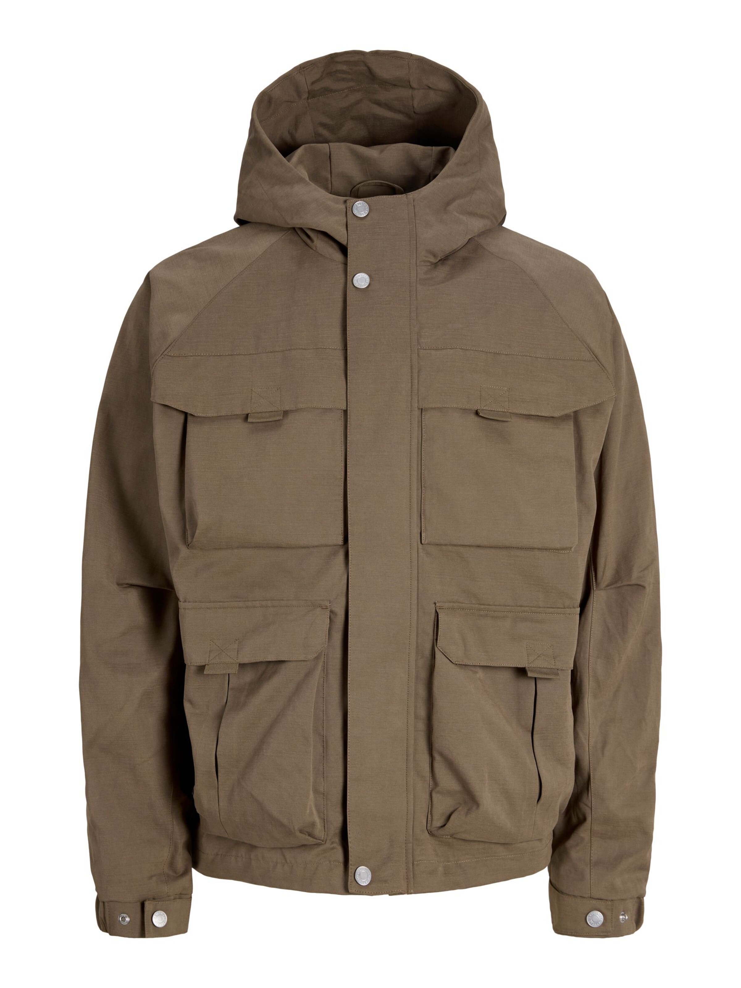 Giacca funzionale di JACK & JONES in marrone: frontale