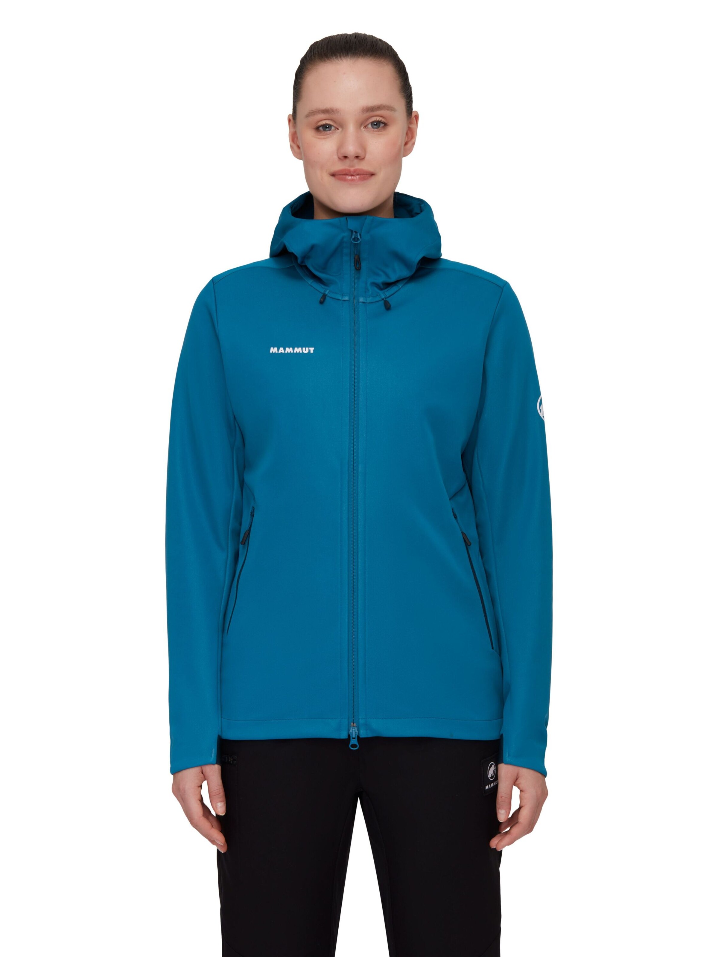 MAMMUT Outdoor Jacket in Blue: front
