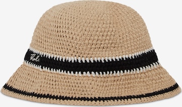 Karl LagerfeldŠešir - bež boja: prednji dio