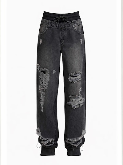 IT'S BASIC Jeans 'Skater' in Black denim, Item view