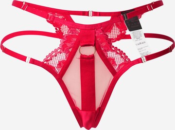 String 'Hedonista' di Hunkemöller in rosso: frontale