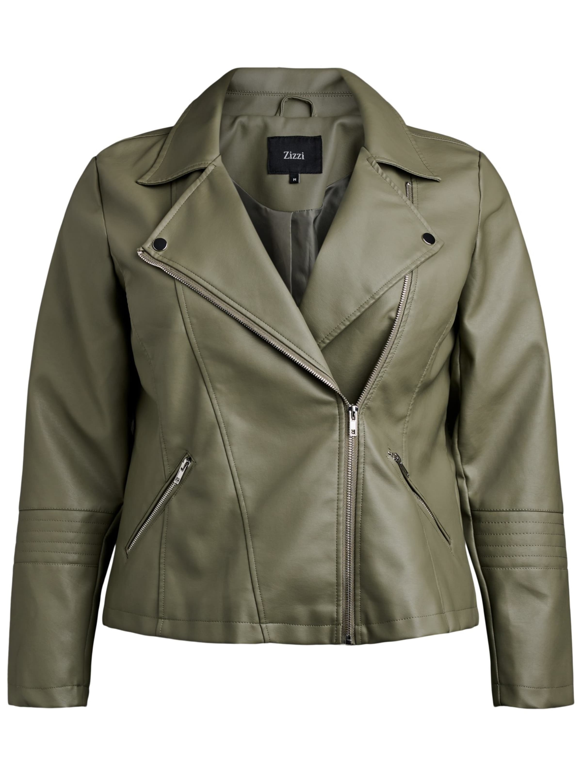 žalia Zizzi Demisezoninė striukė 'Mzoe': priekis