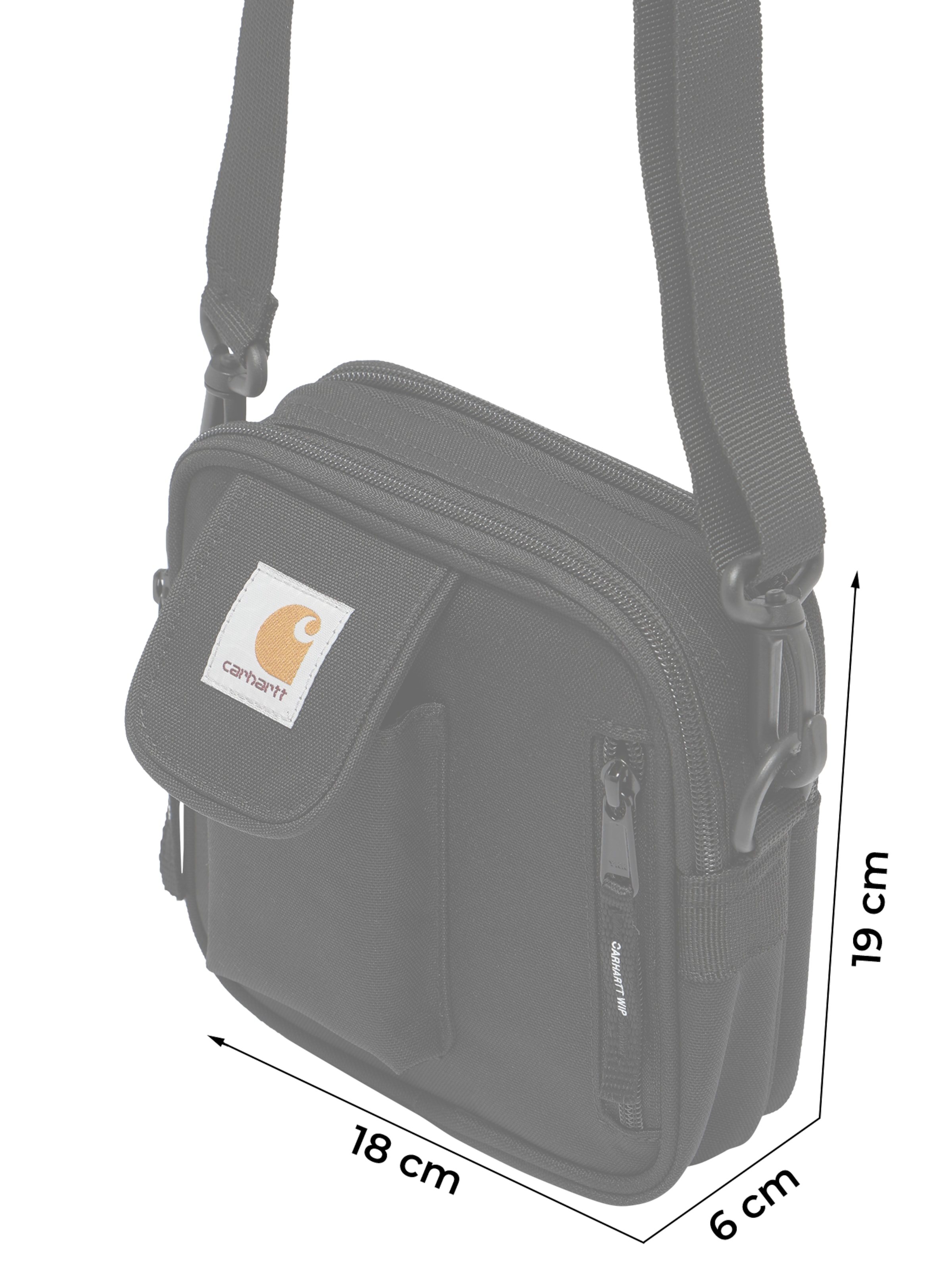 Carhartt WIP Umhängetasche 'Essentials' in Schwarz