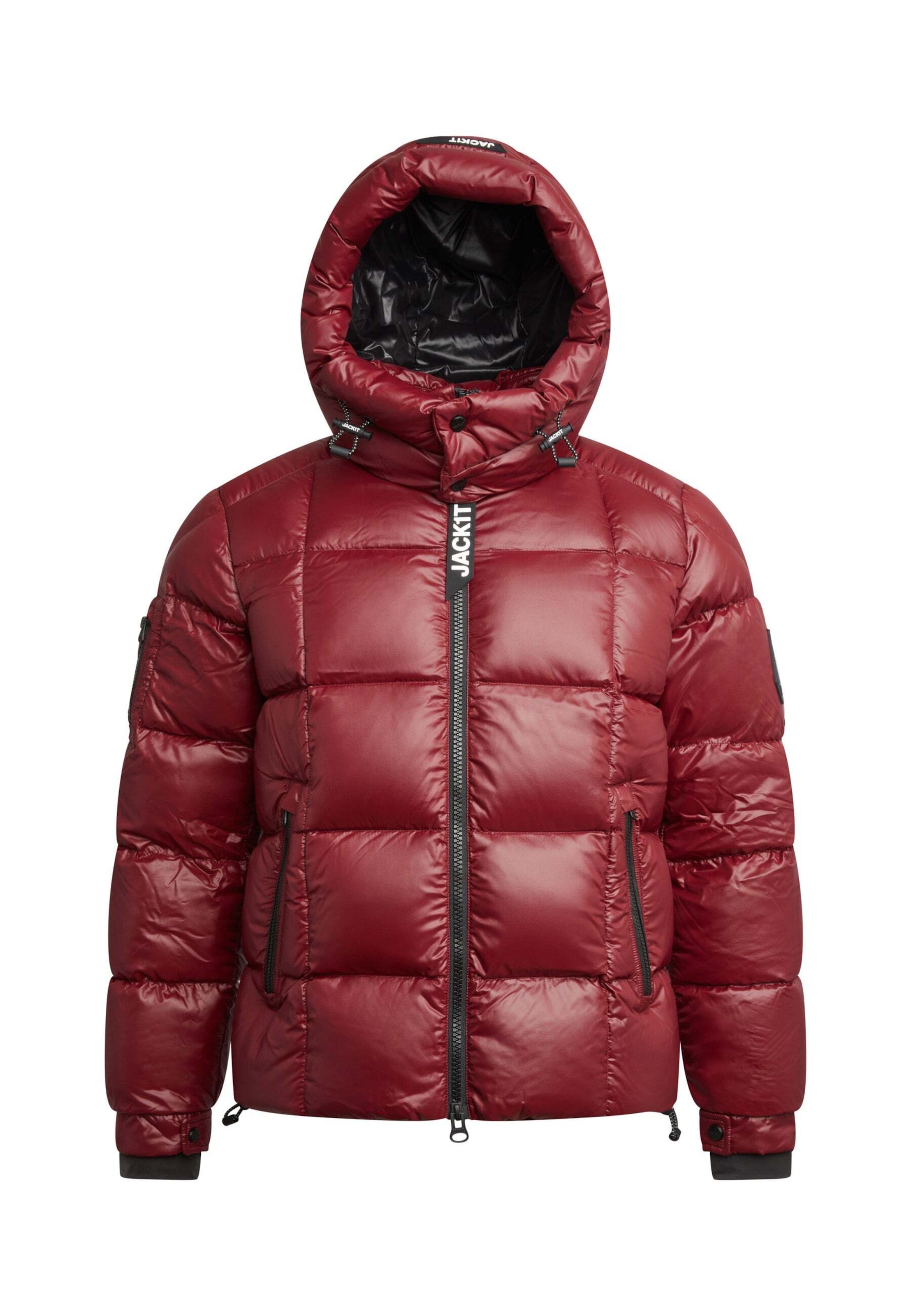Veste d’hiver 'EZ Boxed Racer' JACK1T en rouge : devant