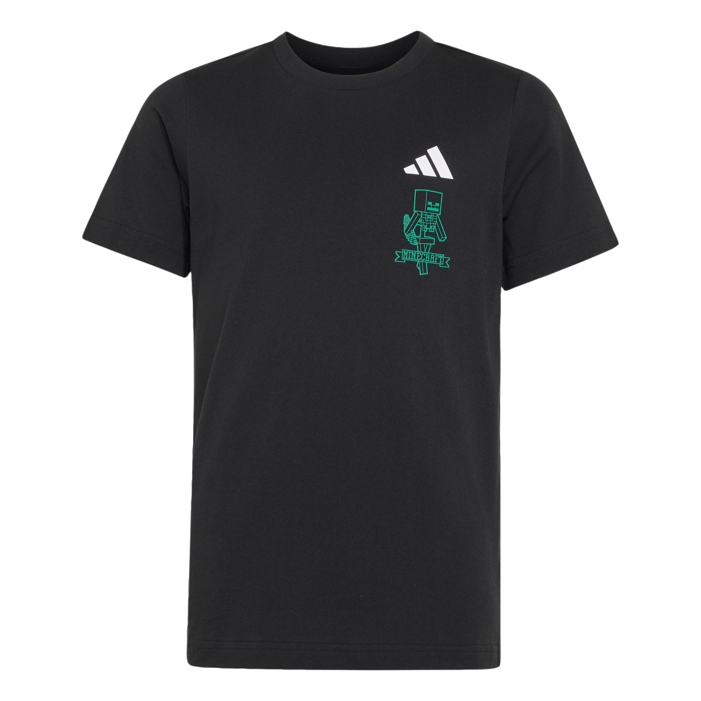 T-Shirt fonctionnel 'Adidas x Minecraft' ADIDAS SPORTSWEAR en noir : devant