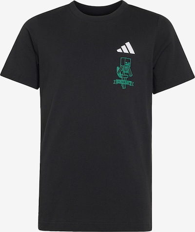 ADIDAS SPORTSWEAR Performance shirt 'Adidas x Minecraft' in 116 in Fir / Black, Item view