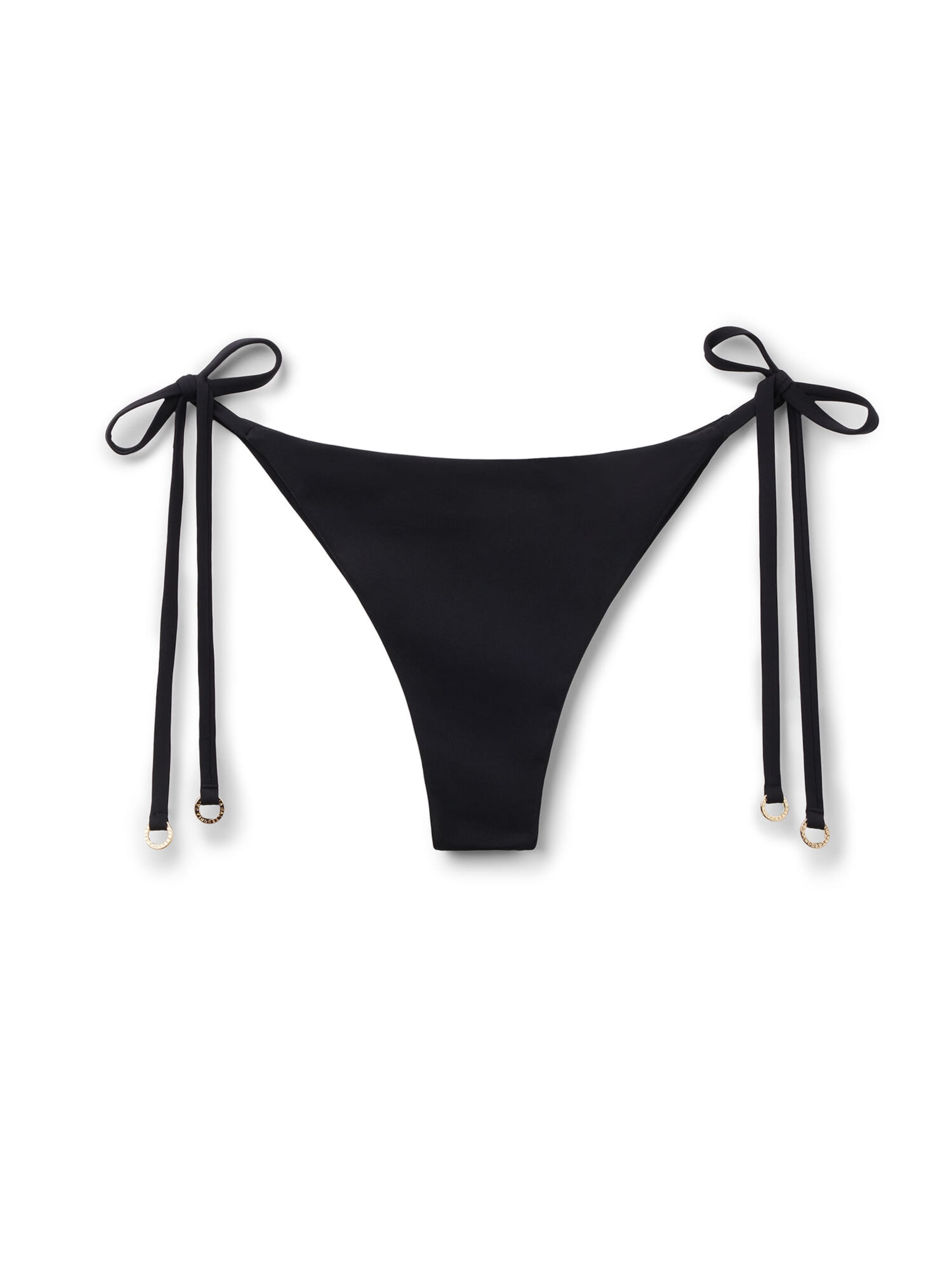 CALZEDONIA Bikini Bottoms 'Premium Fit' in Black: front