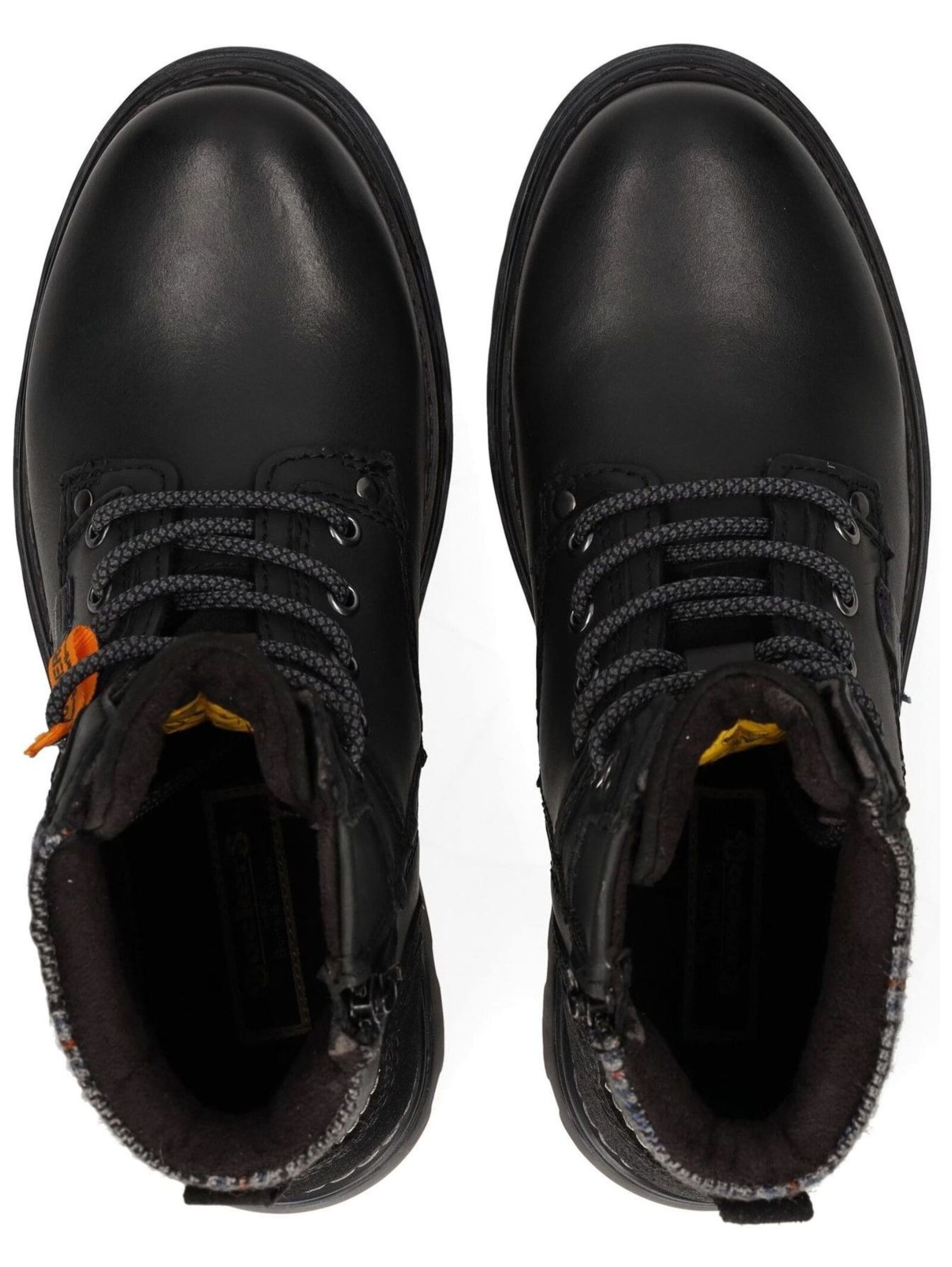 Dockers by Gerli Μπότες με κορδόνια σε μαύρο