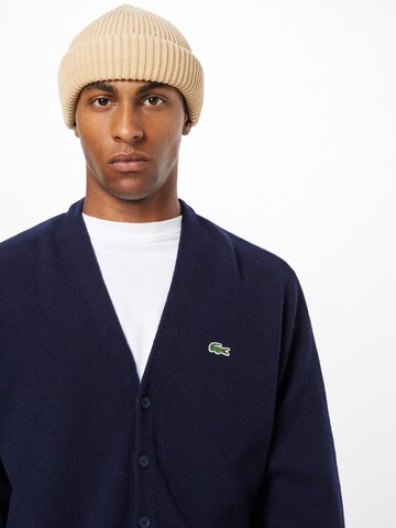 LACOSTE Strickjacke in Blau