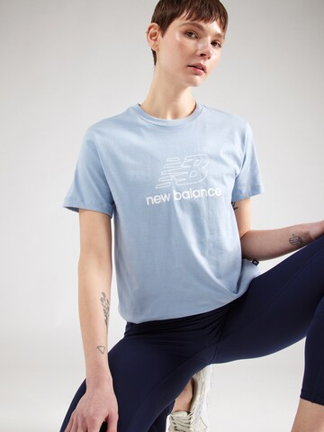 T-shirt new balance en bleu