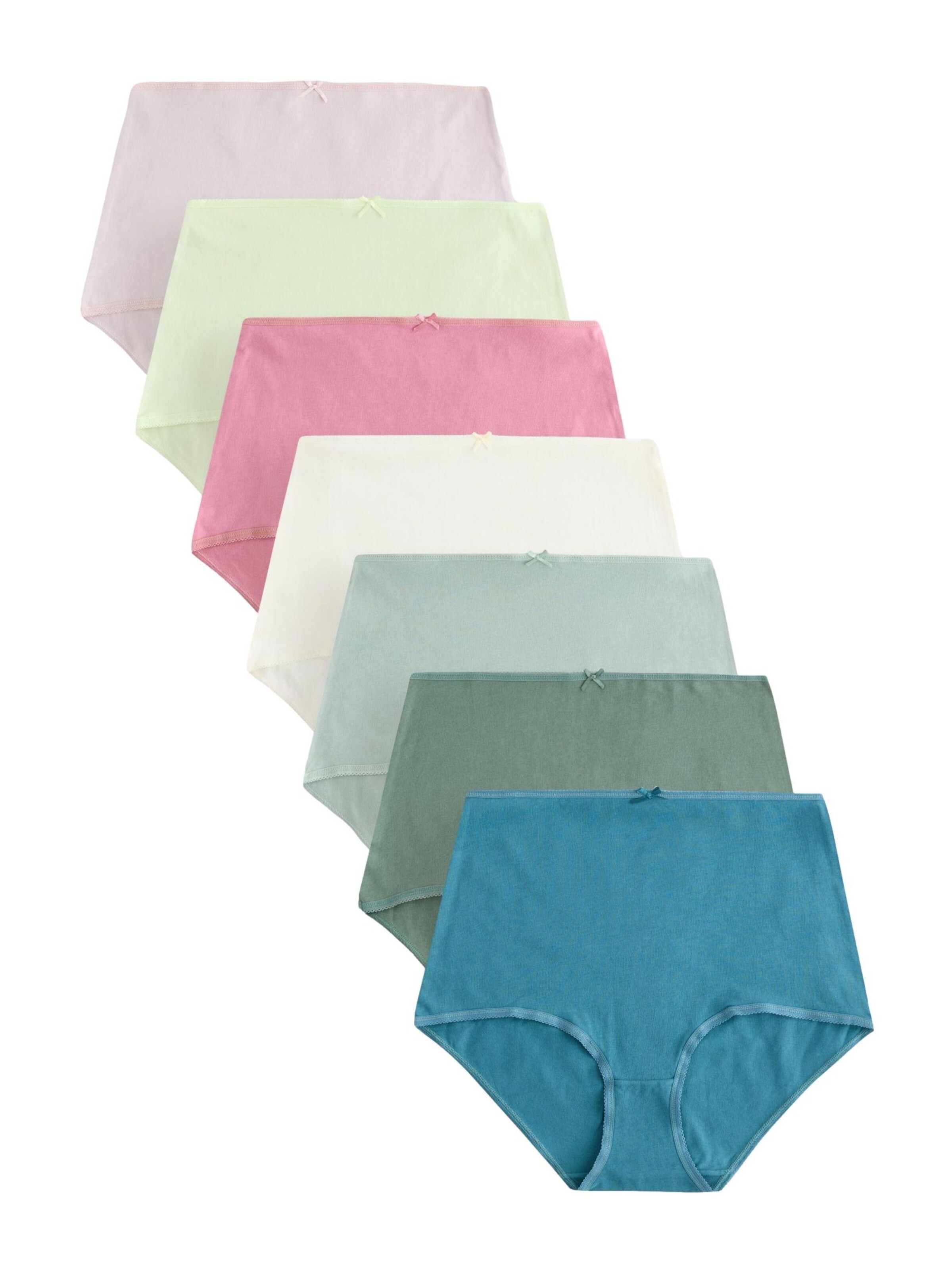 Next Panty i XXS i mint / pastellilla / lys pink / hvid, Produktvisning