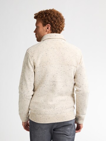 Petrol Industries Knit Cardigan in Beige