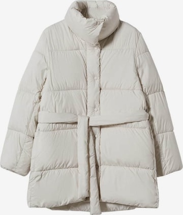 Manteau d’hiver 'mousse' MANGO en beige : devant