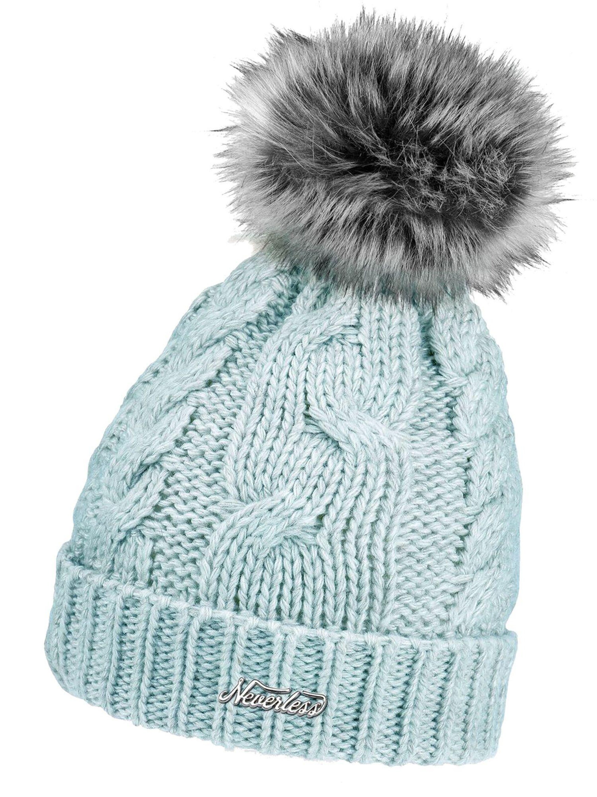 Neverless Beanie 'Model 2011' in Blue: front