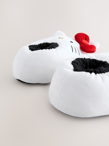Next Házi cipő 'Hello Kitty' - fehér