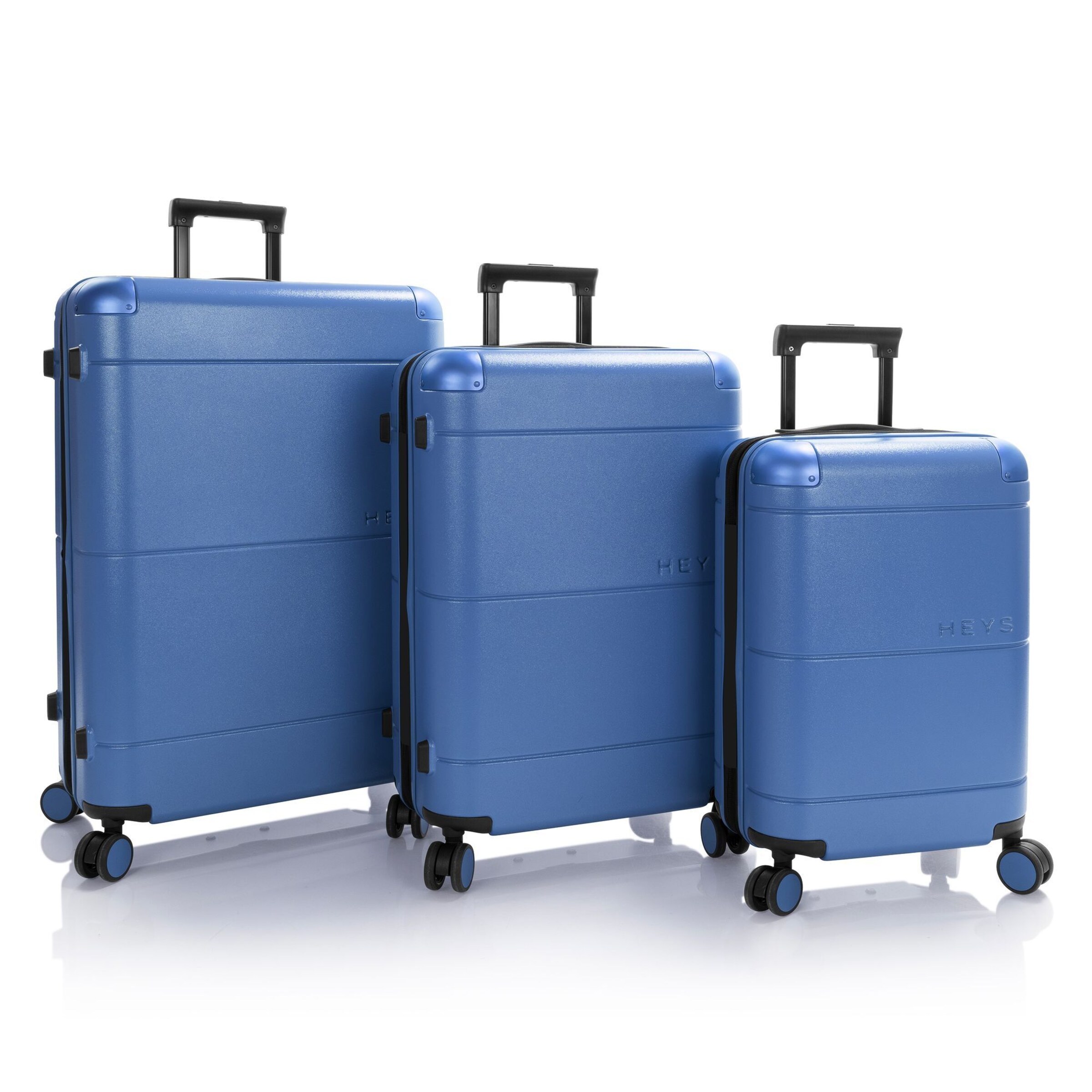 Heys Suitcase Set 'Zen' in Blue: front