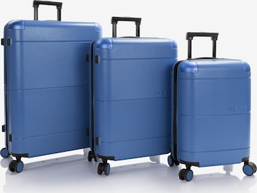 Heys Suitcase Set 'Zen' in Blue: front
