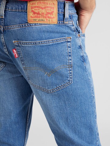 LEVI'S ® Zwężany krój Jeansy '512™ Slim Taper Lo Ball' w kolorze niebieski