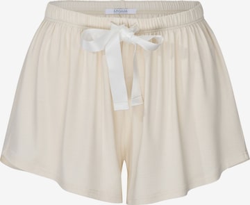 Pantalon de pyjama 'Bella' Myjama en blanc : devant