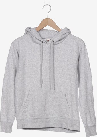 FRUIT OF THE LOOM Sweatshirt & Zip-Up Hoodie in M in Grey: front