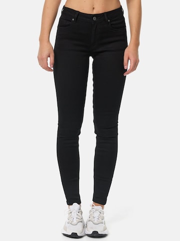 Tazzio Skinny Jeans 'F114'‌‌‌‌‌‌‌ in Schwarz: Vorderseite