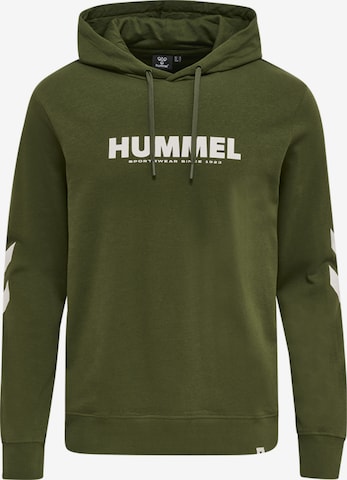 Hummel Athletic Sweatshirt 'LEGACY LOGO' in Green: front